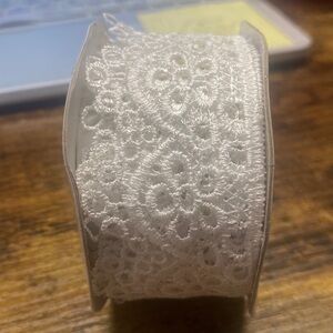 White lace arts & crafts